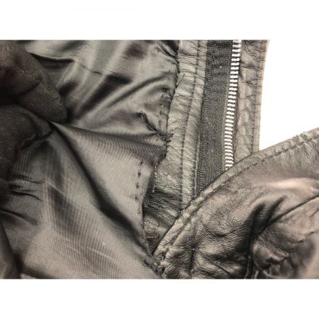  Schott ショット メンズ レザーパンツ 裏地破れ有り 32インチ ブラック