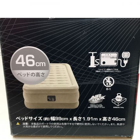  INTEX インテックス 電動ポンプ内蔵 エアーベッド ウルトラプラッシュ シングル