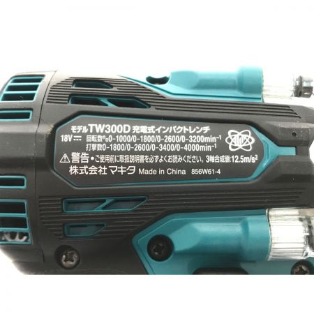  MAKITA マキタ インパクトレンチ TW300DRGX グリーン