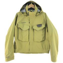 ▼▼ SIMMS メンズ ガイドジャケット ゴアテックス Sサイズ 34877 黄緑 Cランク