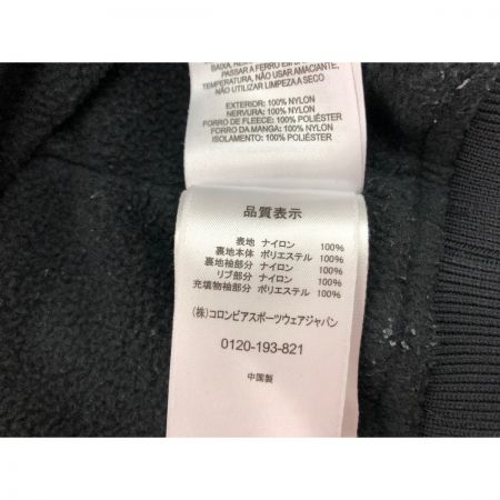  Columbia コロンビア メンズ マウンテンパーカー 裏フリース Mサイズ PM5423 ブラック