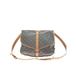 ▼▼ LOUIS VUITTON ルイヴィトン ショルダーバッグ モノグラム ソミュール35  M42254 ブラウン Bランク