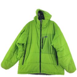 ▼▼ Patagonia パタゴニア メンズ ダウンジャケット DAS PARKA ダス パーカー XL 84097 黄緑 Bランク