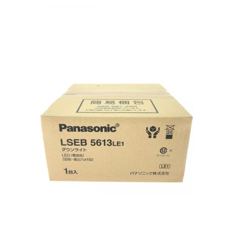  Panasonic パナソニック LED ダウンライト 電球色 SB形・天井埋込型  LSEB 5613LE1
