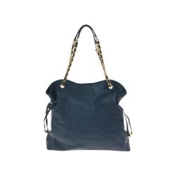 ▼▼ TORY BURCH トリーバーチ トートバッグ ネイビー Bランク