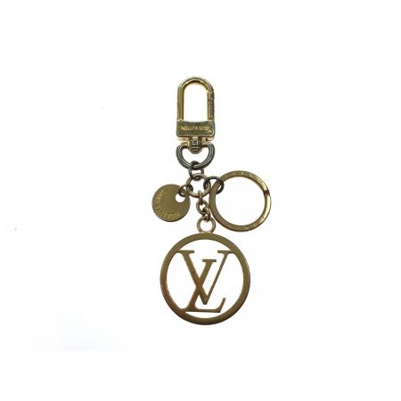  LOUIS VUITTON ルイヴィトン  バッグチャーム LV サークル ゴールド M68000