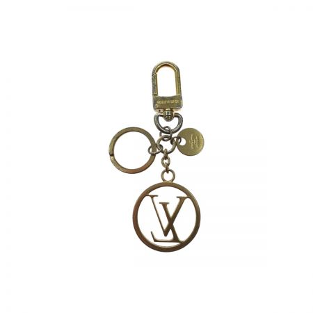  LOUIS VUITTON ルイヴィトン  バッグチャーム LV サークル ゴールド M68000