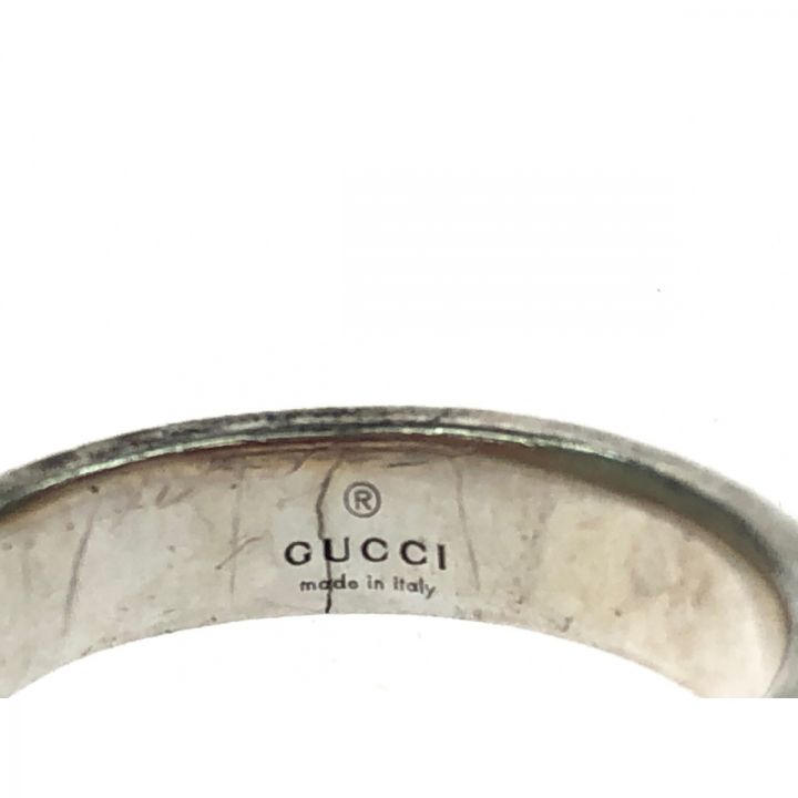 GUCCI グッチ GGロゴ リング 指輪 インターロッキングG リング 14号 シルバー925｜中古｜なんでもリサイクルビッグバン