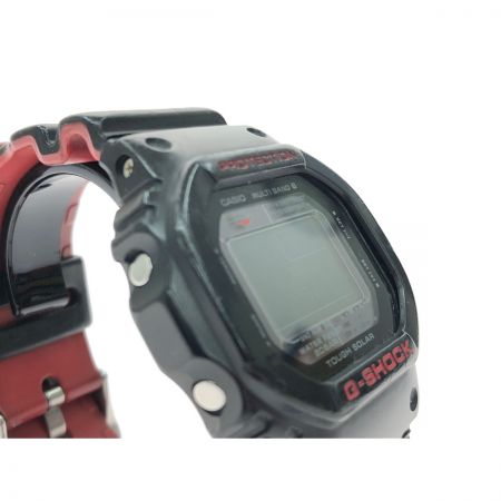  CASIO カシオ メンズ腕時計 電波ソーラー デジタル G-SHOCK Gショック PROTECTION GW-5000HR ブラック×レッド