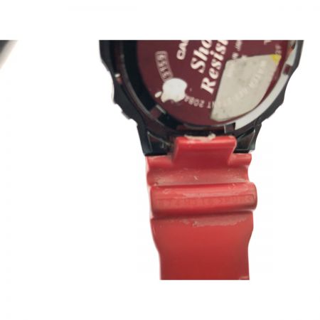  CASIO カシオ メンズ腕時計 電波ソーラー デジタル G-SHOCK Gショック PROTECTION GW-5000HR ブラック×レッド
