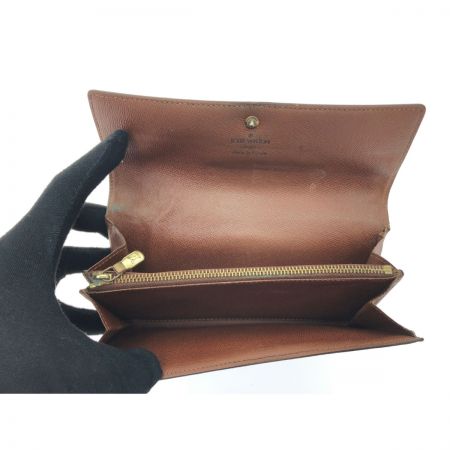  LOUIS VUITTON ルイヴィトン レディース 長財布 モノグラム ポルトモネクレディ  M61725 ブラウン