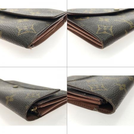  LOUIS VUITTON ルイヴィトン レディース 長財布 モノグラム ポルトモネクレディ  M61725 ブラウン