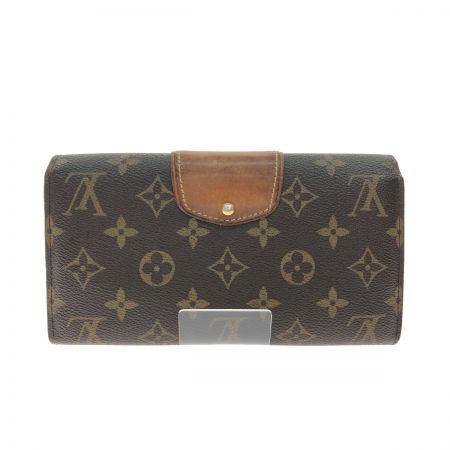  LOUIS VUITTON ルイヴィトン レディース 長財布 モノグラム ポルトフォイユ・ボエシ 金具欠品 M63220 ブラウン