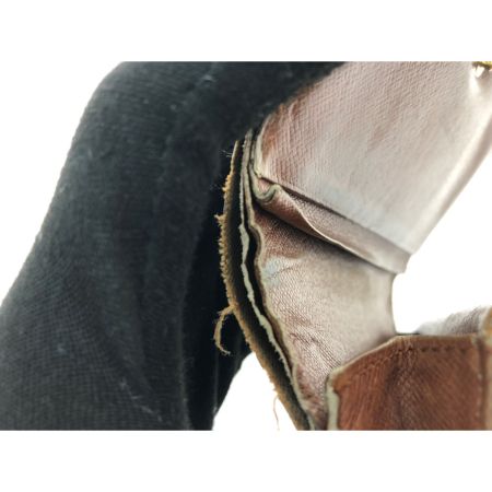  LOUIS VUITTON ルイヴィトン レディース 二つ折り財布 モノグラム ポルト モネ・ビエ トレゾール M61730 ブラウン