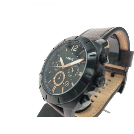  FOSSIL フォッシル メンズ腕時計 クオーツ アナログ クロノグラフ BQ2380IE ブラック