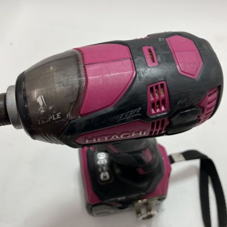 HITACHI 日立 インパクトドライバ WH14DDL2 パワフルレッド 充電器・充電池2個・ケース付