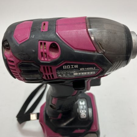 HITACHI 日立 インパクトドライバ WH14DDL2 パワフルレッド 充電器・充電池2個・ケース付