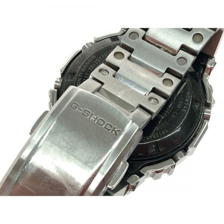  CASIO カシオ メンズ腕時計 電波ソーラー G-SHOCK Gショック デジタルウォッチ モバイルリンク GMW-B5000 シルバー