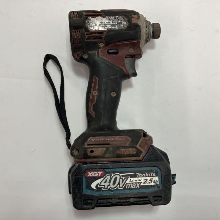 MAKITA マキタ 充電式インパクトドライバ  TD001G パープル 40v バッテリー・充電器・ケース付