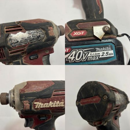 MAKITA マキタ 充電式インパクトドライバ  TD001G パープル 40v バッテリー・充電器・ケース付