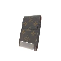 ▼▼ LOUIS VUITTON ルイヴィトン ユニセックス モノグラム シガレットケース エテュイ・シガレット M63024 ブラウン Bランク