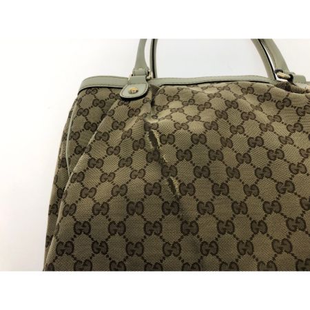  GUCCI グッチ レディースバッグ スーキー ショルダートート インターロッキングG GGキャンバス 296835 ベージュ