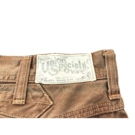  FREE WHEELERS フリーホイーラーズ メンズ ワークパンツ デニム DERRICKMAN サイズ不明 ブラウン