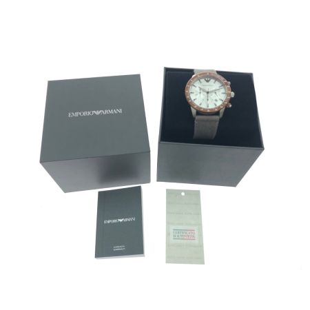  EMPORIO ARMANI エンポリオアルマーニ メンズ腕時計 クオーツ Mario Chronograph AR11452