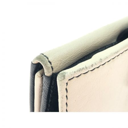  Salvatore Ferragamo サルヴァトーレフェラガモ レディース 二つ折り財布 Wホック  アイボリー