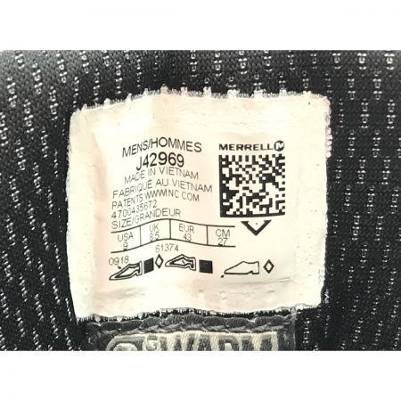  MERRELL メレル ハイカットスニーカー J42969 ブラック SIZE 27cm