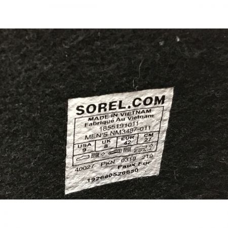  SOREL ソレル SIZE 27cm NM3487-011 ブラック