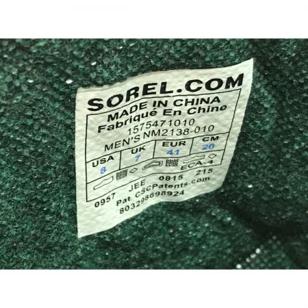  SOREL ソレル ブーツ SIZE 26cm NM2138-010 ブラック