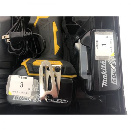  MAKITA マキタ 電動工具 18V コードレス インパクトドライバ  バッテリー2個 充電器 ケース付 TD173DGXFY イエロー