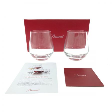  Baccarat バカラ 2）テーブルウェア ワイングラス タンブラー シャトーバカラ L 2Pセット