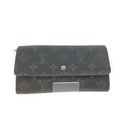 ▼▼ LOUIS VUITTON ルイヴィトン レディース 長財布 モノグラム ポルトフォイユ サラ 旧型 874AN ブラウン Cランク