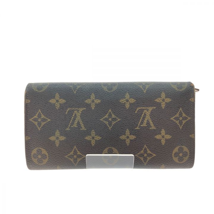 LOUIS VUITTON ルイヴィトン レディース 長財布 モノグラム ポルトフォイユ サラ 旧型 874AN  ブラウン｜中古｜なんでもリサイクルビッグバン