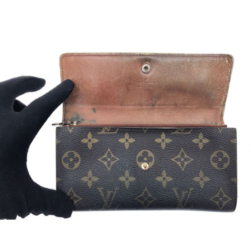 中古】 LOUIS VUITTON ルイヴィトン レディース 長財布 モノグラム