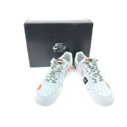 ▼▼ NIKE ナイキ エア フォース 1 ジャスト ドゥ イット AR7719-100 ホワイト サイズ27cm Aランク