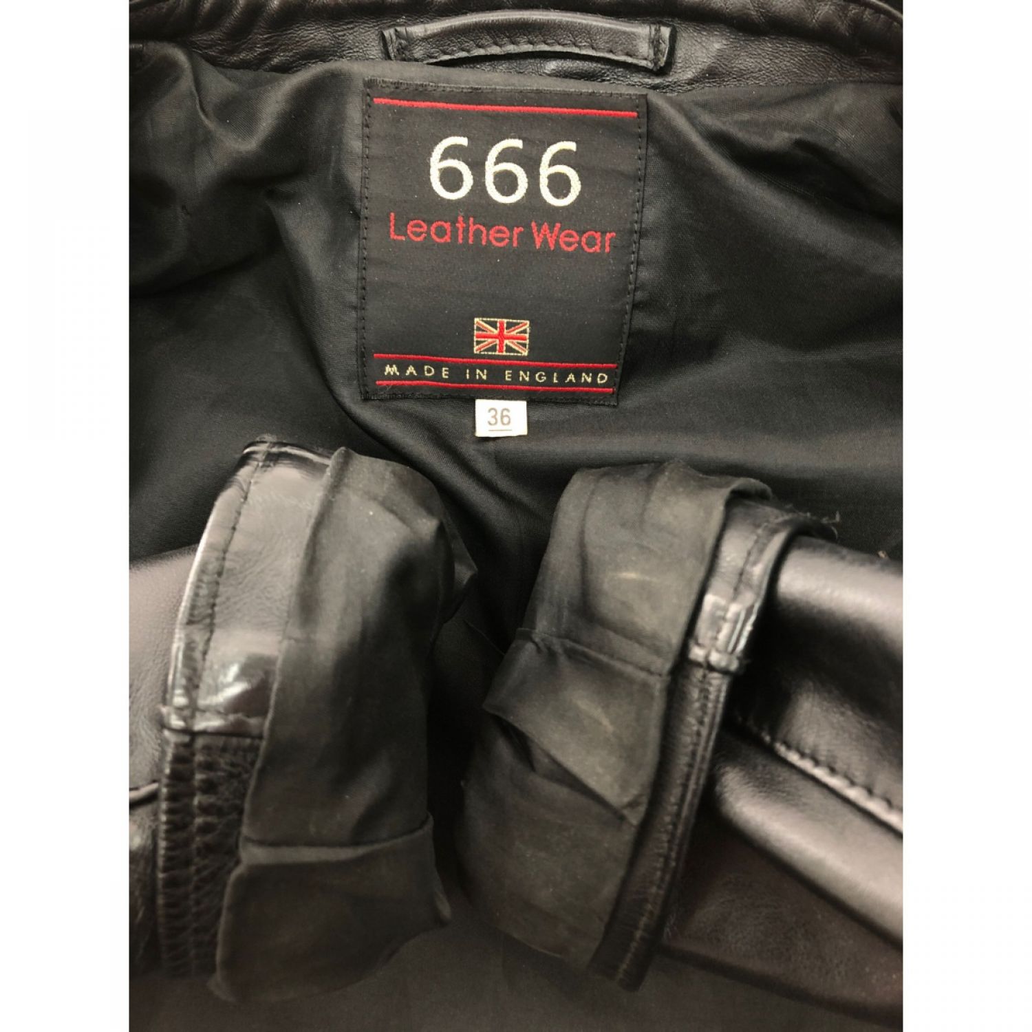 中古】 メンズ レザージャケット 666 シングルライダースジャケット