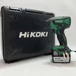 HiKOKI ハイコーキ インパクトドライバ WH14DB  充電器・充電池2個・ケース付 Bランク