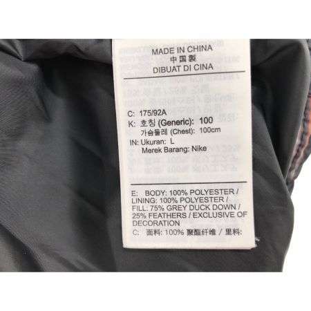 中古】 NIKE ナイキ ゼログラビティダウンベスト SIZE L zero gravity