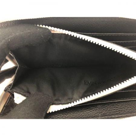  EMPORIO ARMANI エンポリオアルマーニ メンズ 長財布 財布 ラウンドファスナー コンビ ネイビー