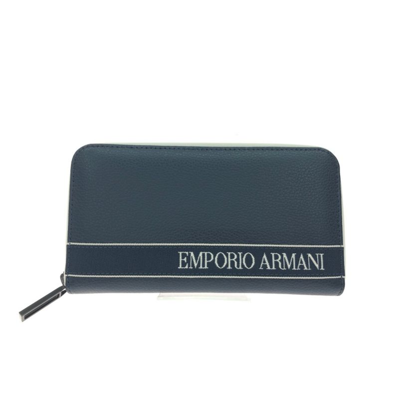 中古】 EMPORIO ARMANI エンポリオアルマーニ メンズ 長財布