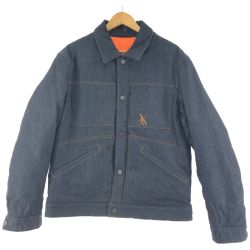 ▼▼ ARMANI アルマーニ メンズジャケット アルマーニ エクスチェンジ デニム リバーシブルジャケット Lサイズ ネイビー Bランク