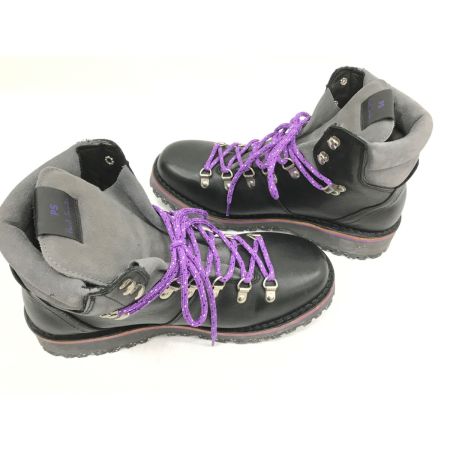  Paul Smith ポールスミス レザーブーツ ブラック×パープル