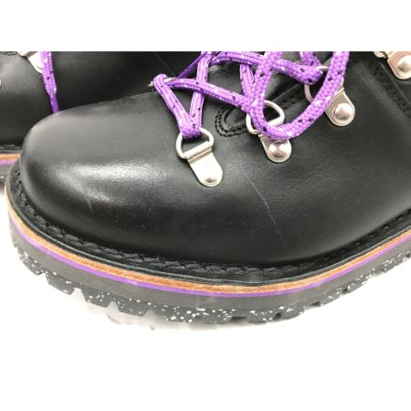  Paul Smith ポールスミス レザーブーツ ブラック×パープル