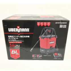▼▼ UBERMANN 高圧洗浄機 UB18VHWMBS09 ブラック×レッド Sランク