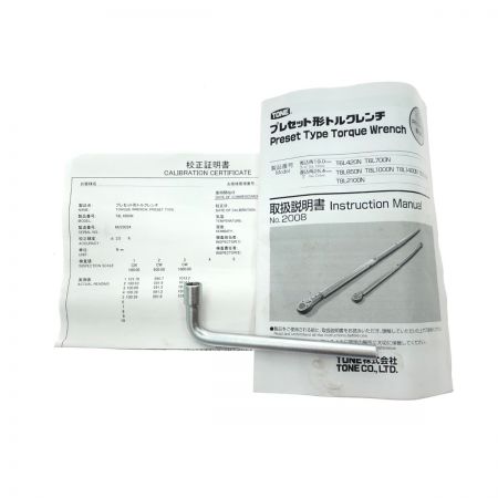   工具 TONE トネ 前田金属工業 プレセット型トルクレンチ T8L1000N