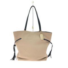  COACH コーチ レディース トートバッグ アウトレット チョークマルチ A4サイズ タバコ臭有 CA165 ベージュ Cランク