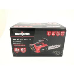 ▼▼ UBERMANN 充電式チェーンソー UB18VCBLBFS250 レッド Sランク